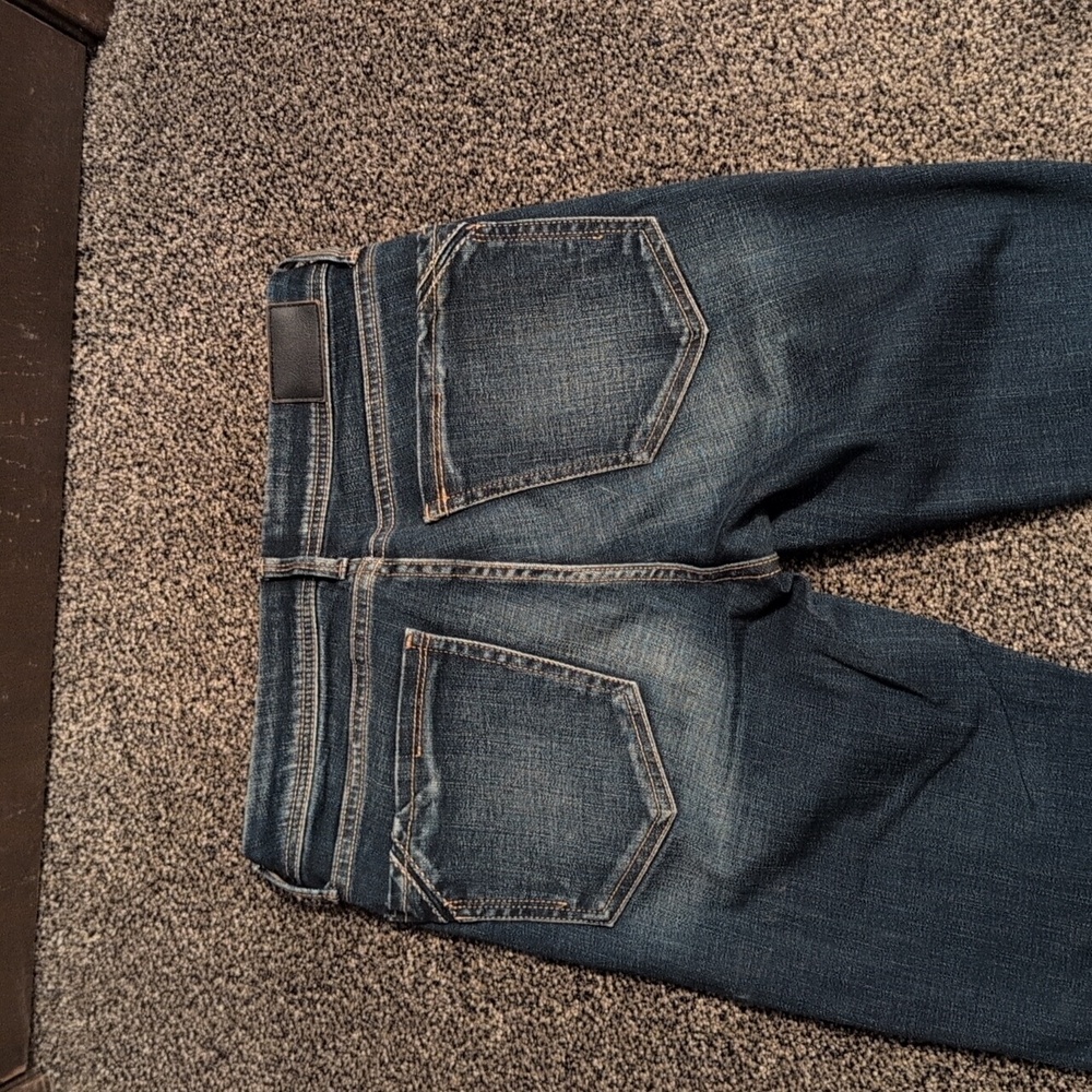 Buckle Black Blue Denim Flare Jeans 25x34 - Picture 5 of 14